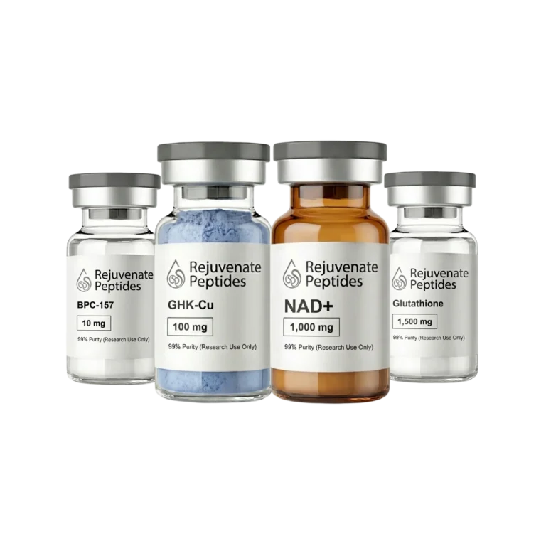 Radiance Ritual Bundle – GHK-Cu, BPC-157, Glutathione, NAD+