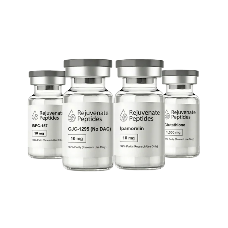 The Rebuild Peptide Bundle – CJC-1295, Ipamorelin, BPC-157, Glutathione