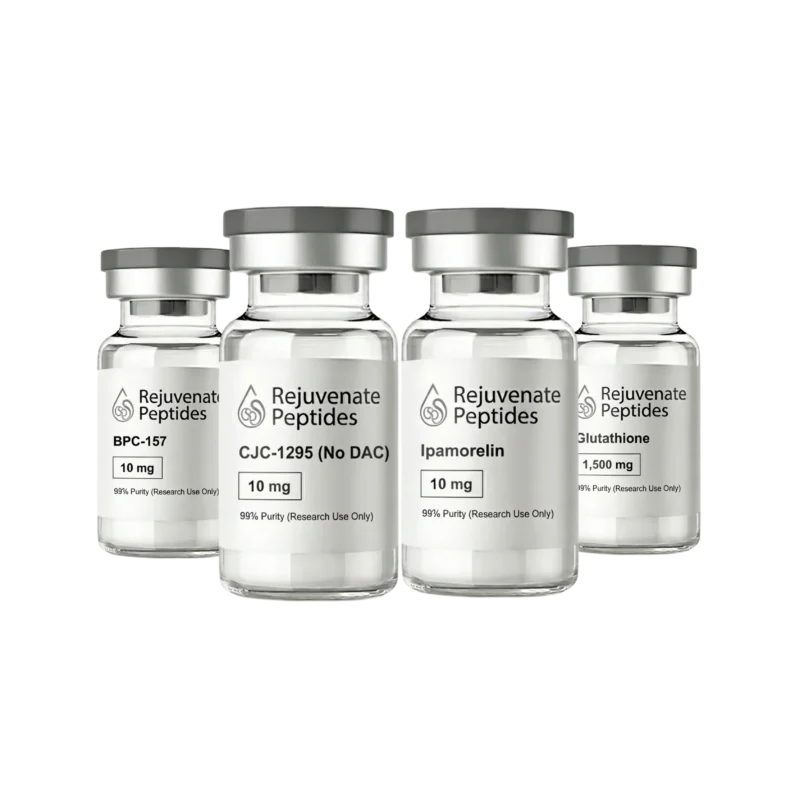 The Rebuild Peptide Bundle – CJC-1295, Ipamorelin, BPC-157, Glutathione